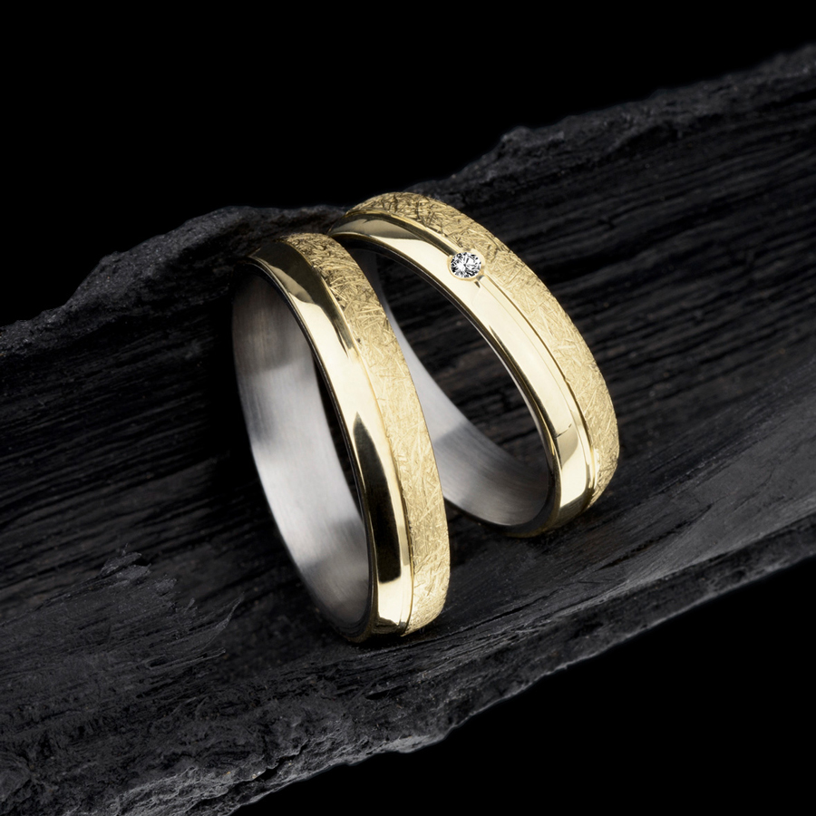 Eheringe Edelstahl Schmuck - Eheringe