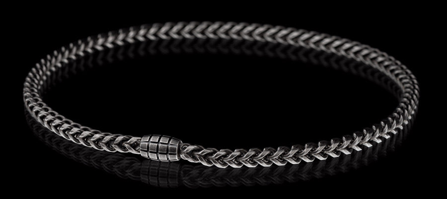 k194 Edelstahl Kette Herren